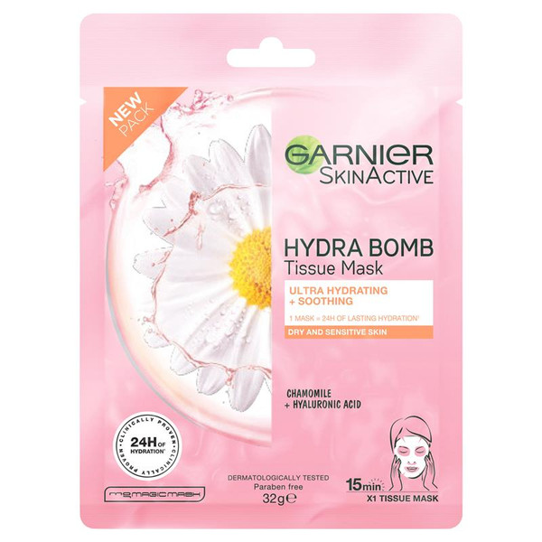 Garnier Hydrabomb Tissue Mask Chamomile