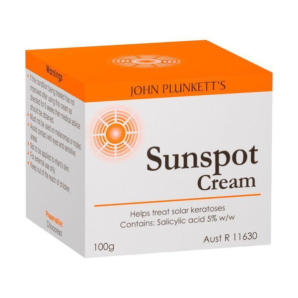 John Plunkett Sunspot Cream 100G