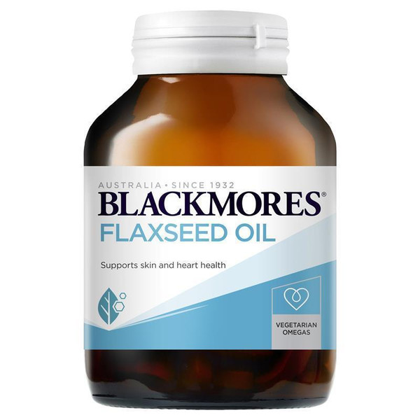 Blackmores Flaxseed Oil 1000Mg 100 Vegetarian Capsules