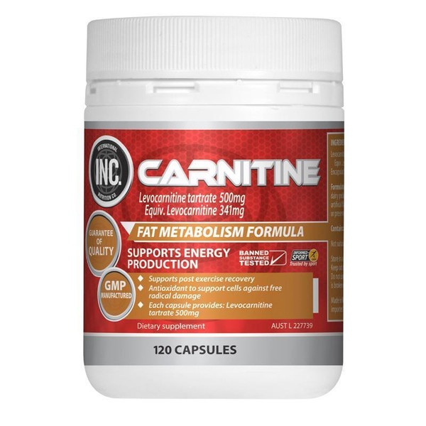 Inc Carnitine 120 Capsules