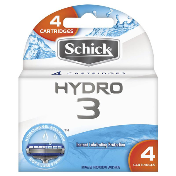 Schick Hydro 3 Refill 4 Cartridges