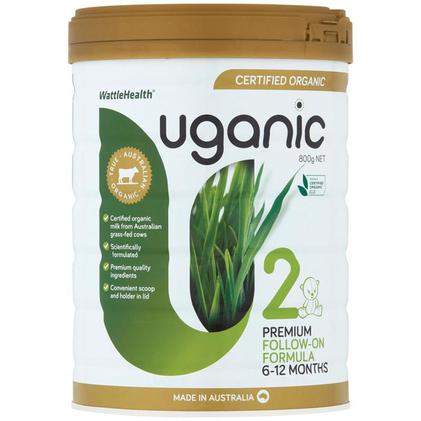 Uganic Certified Organic Follow On Formula Stage 2 800G