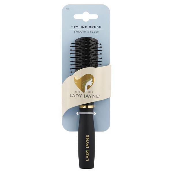 Lady Jayne Styling Brush, Plastic B-T Bristles, Purse