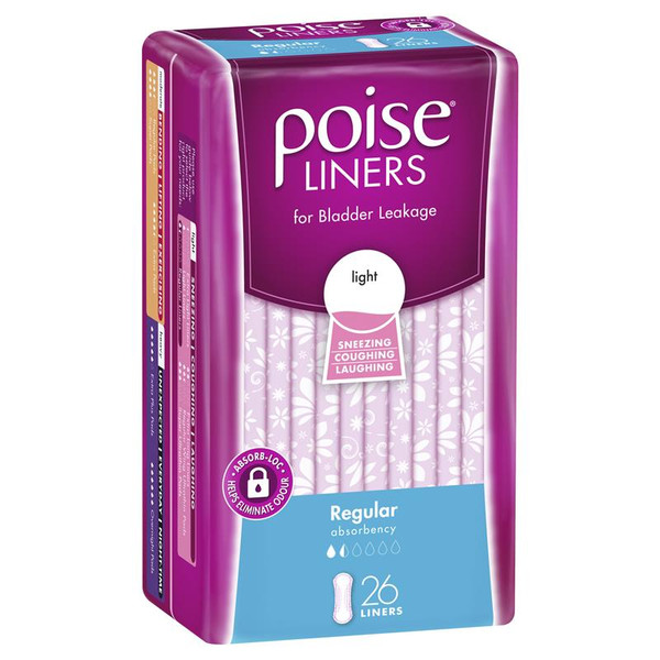 Poise Panty Liner Regular 26