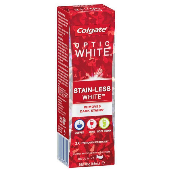Colgate Optic White Stainless White Teeth Whitening Toothpaste 85G