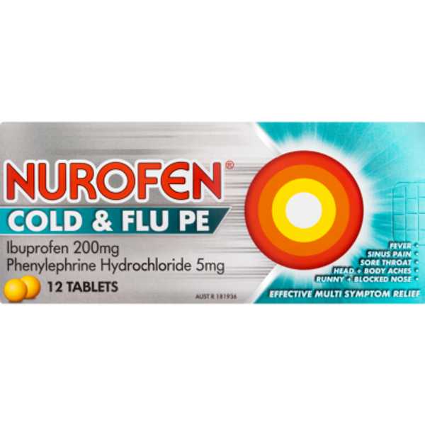 Nurofen Cold & Flu PE Tablets