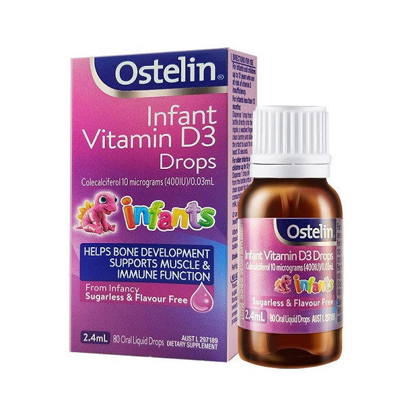 Ostelin Infant Vitamin D3 Drops (2.4ml)