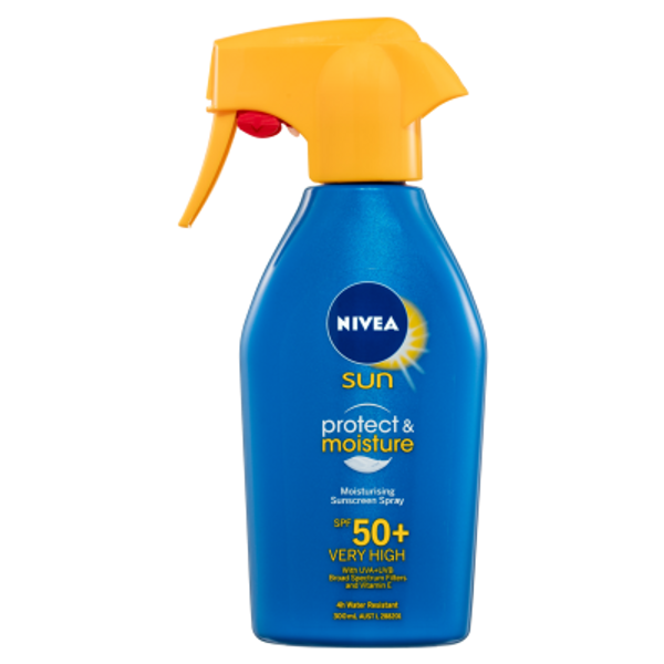 Nivea Sun Moisture & Protect SPF50+ Sunscreen Spray