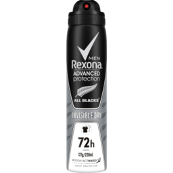 Rexona Men All Black Invisible 220ml