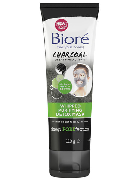 Biore Whipped Detox Charcoal Mask 110g