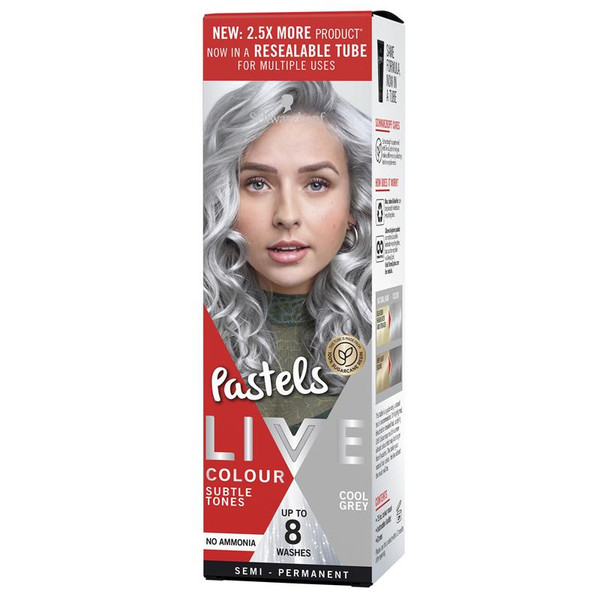 Schwarzkopf Pastels LIVE Colour Cool Grey 75ml