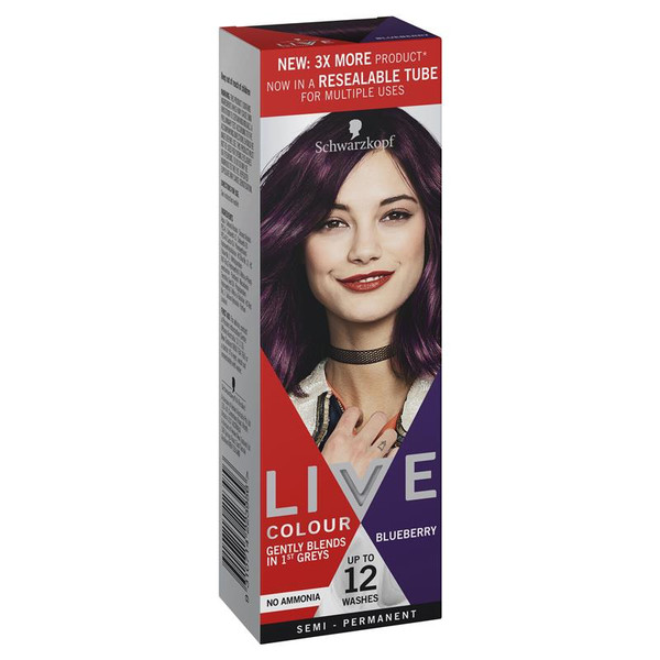 Schwarzkopf Live Colour Hair Colour Blueberry XL