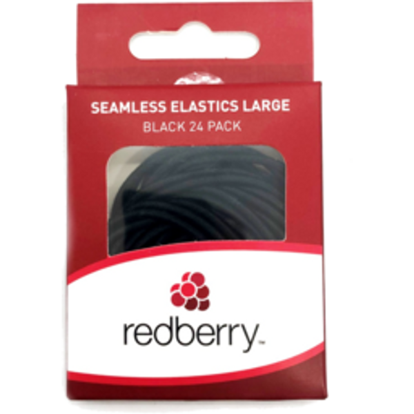 Redberry Seamless Elastics 24 Pack