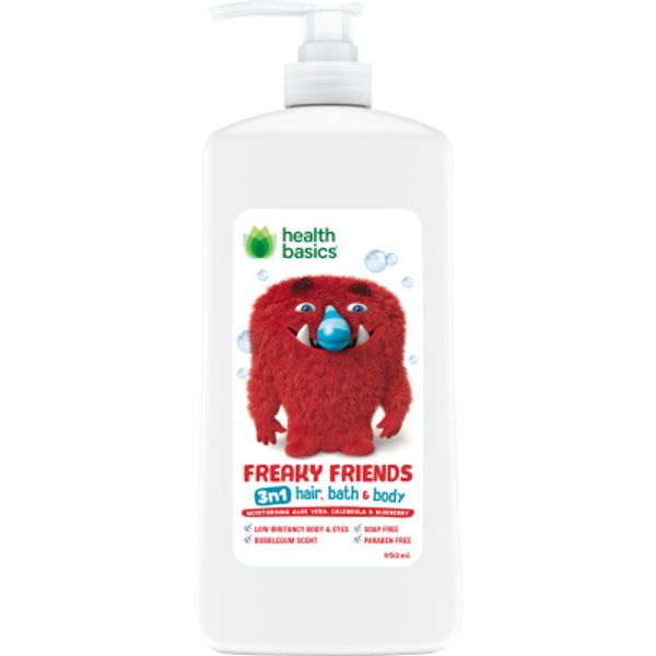 Health Basics Freaky Friends Bodywash 950ml