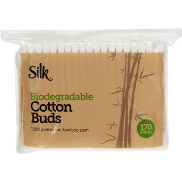 Silk Biogradable Cotton Buds 170ea
