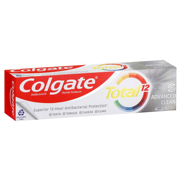 colgate totalcolgate total antibacterial toothpaste advanced clean115g
