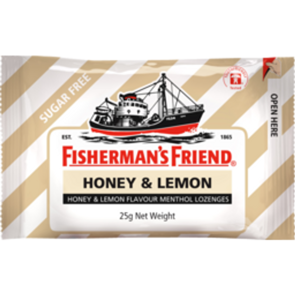 Fishermans Friend Lozenges Sugar Free Honey & Lemon 25g