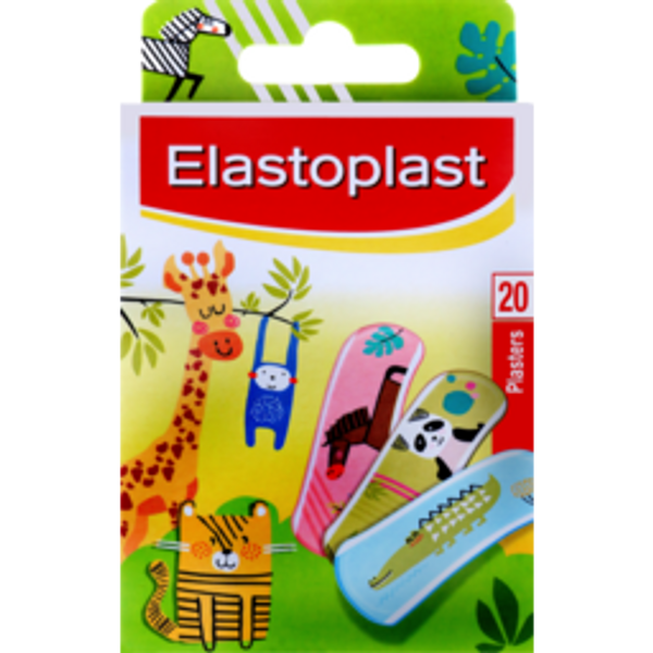 Elastoplast Plastic Strips Animal 20 Pack