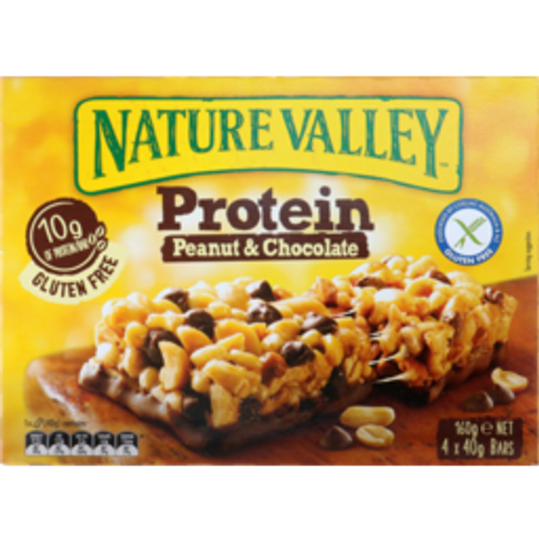 nature valley proteinnature valley protein muesli bars peanut & chocolate4pack