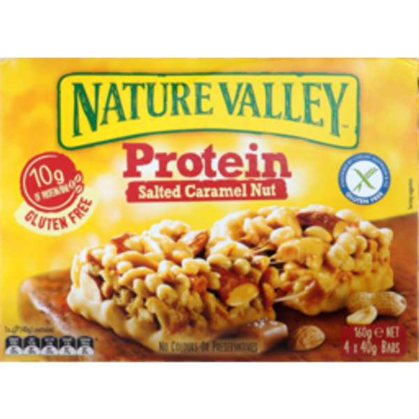 nature valley proteinnature valley protein muesli bars salted caramel nut4pack