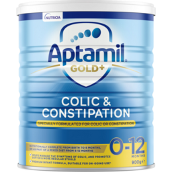 Aptamil Formula Gold+ Colic & Constipation From Birth To 12 Months 900g