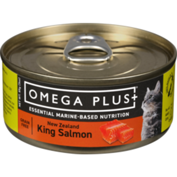 omega plusomega plus wet cat food salmon85g