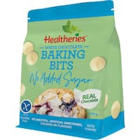 healtheries whitehealtheries white chocolate bits no added sugar200g