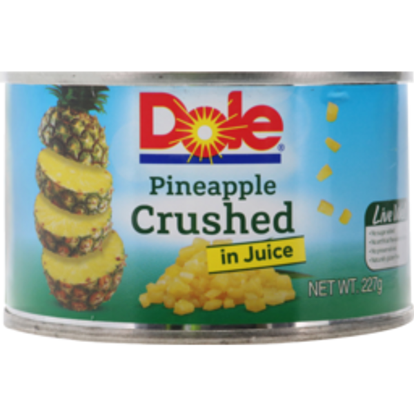 doledole pineapple crushed in juice227g