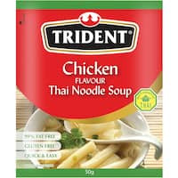 tridenttrident instant soup chicken thai noodle50g