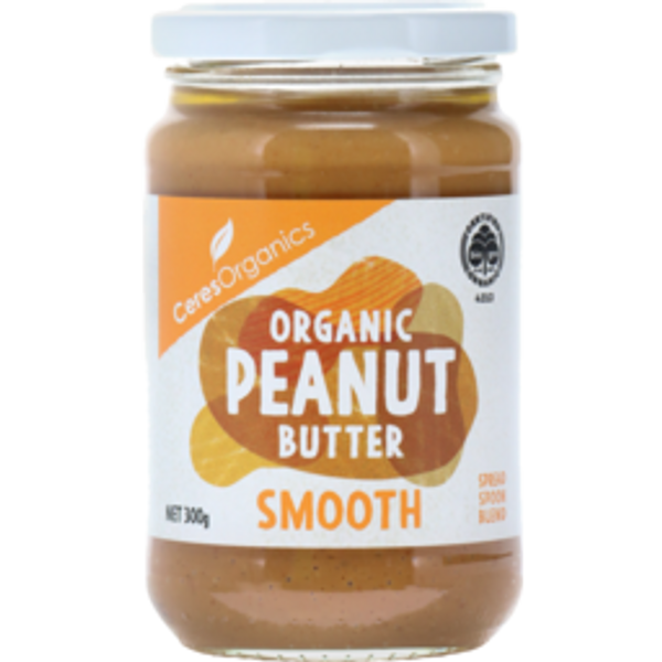 Ceres Organics Peanut Butter Smooth 300g