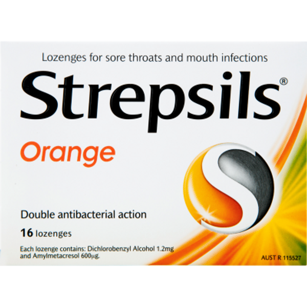 Strepsils Orange Lozenges