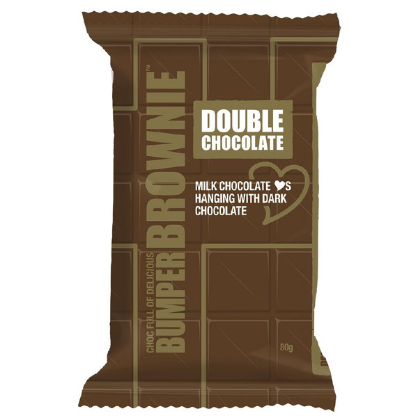 Bumper Slice Double Chocolate Brownie 80g