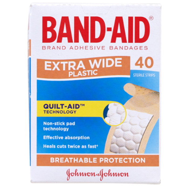 Band-Aid Extra Wide Strips