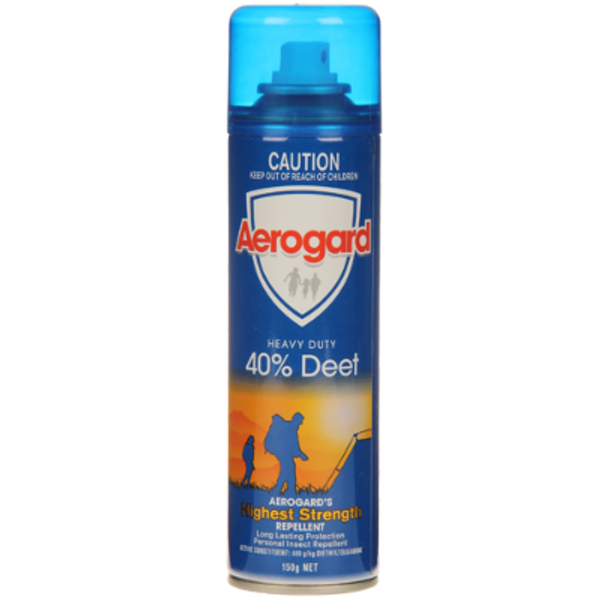 Aerogard Heavy Duty 40% Deet Highest Strength Repellent Spray 150g