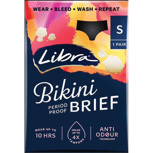 libra bikini period proof brief small