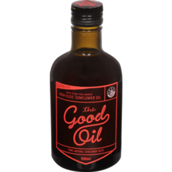 The Good Oil Extra Virgin Sunflower Oil 500mL