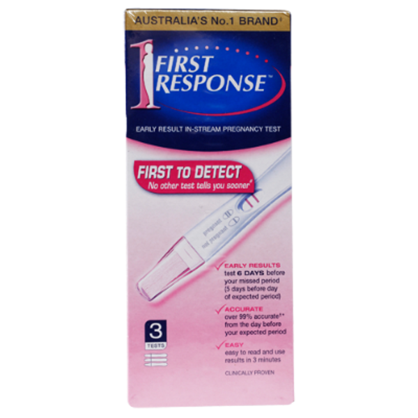 First Response Pregnancy Tests 3ea