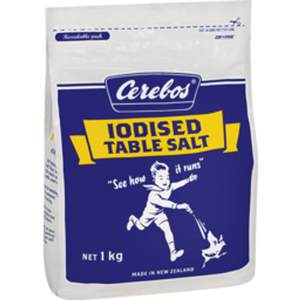 cereboscerebos table salt iodised1kg
