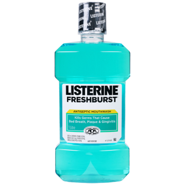 Listerine Antiseptic FreshBurst Mouthwash 1l