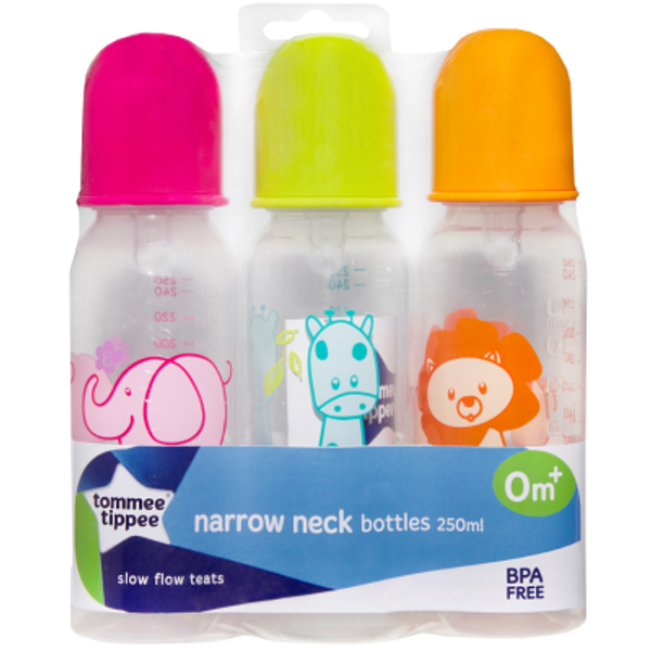Tommee Tippee Baby Bottle & Teat 3ea