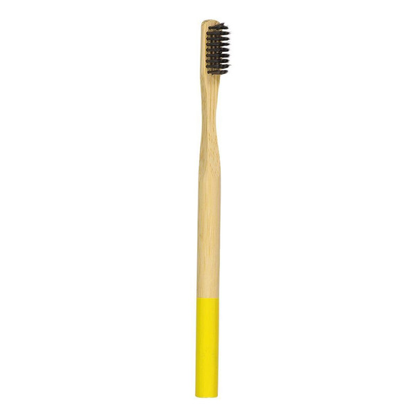 Bamboo Toothbrush Soft Yellow 1 Pack