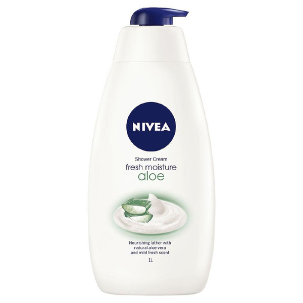 Nivea Shower Cream Aloe 1L