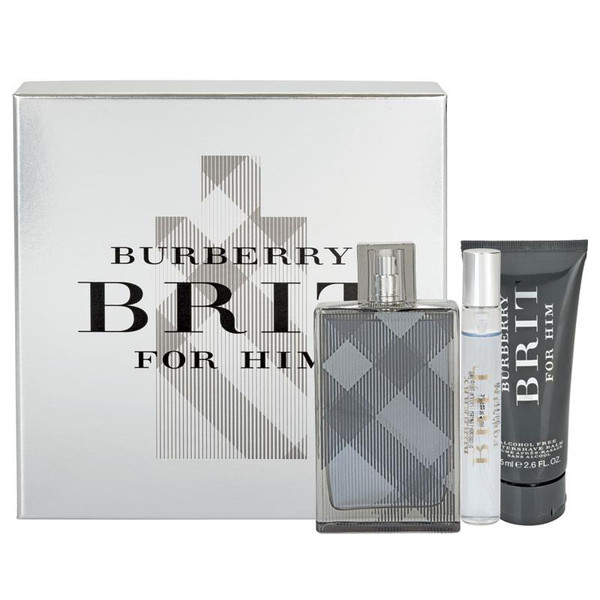 Burberry Brit For Men 100Ml 3 Piece Gift Set