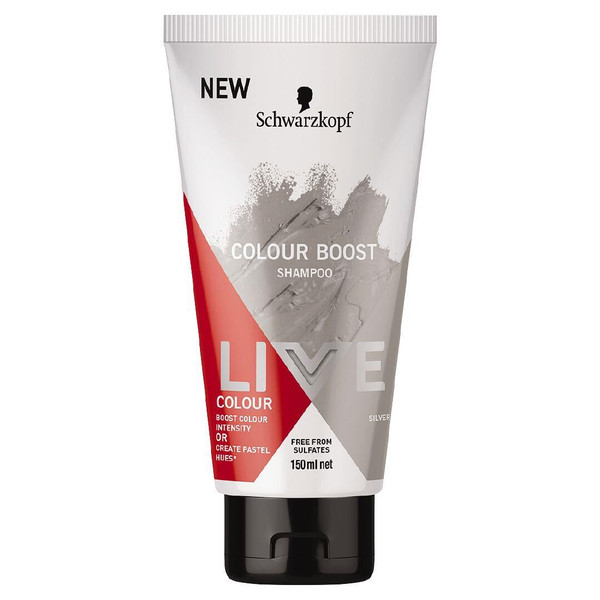 Schwarzkopf Live Colour Colour Boost Shampoo Silver 150Ml