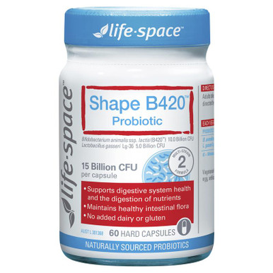 Life Space Shape B420 Probiotic 60 Capsules - SPOIL.co.nz