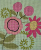 EWE-376KB Four Flowers 9 3/4 x 10 1/4 13 Mesh Ewe And Ewe 