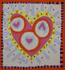 EWE-377KB Surprise Heart 10 x 1/2 x 11 1/8 18 Mesh Ewe And Ewe 