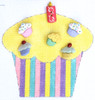 HB-226 Cupcake Birthday 4 x 3 3⁄4 18 Mesh Hummingbird Designs 
