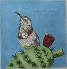 WWCO1511 18 Mesh 7x7 What time is it, Cactus Wren? Waterweave