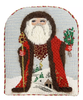 8333 Holly Hills Santa 5" x 6" 18 Mesh Leigh Designs  Russian Santa Canvas Only Inquire If Stitch Guide Is Available